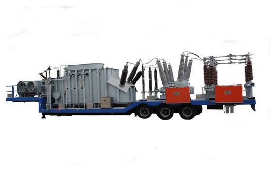 132kv Prefabrik Mobil Araç Üstü yarı römork Trafo Merkezi