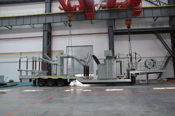 132kv Prefabrik Mobil Trafo Merkezi Acil Durum Aracı Monte Edilmiş